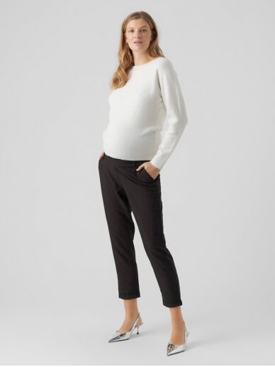 Classic maternity pants MLLORA 7/8, Mama;licious 1