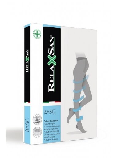 RelaxSan kompresinės pėdkelnės nėščiosioms Basic (kūno) 140 den