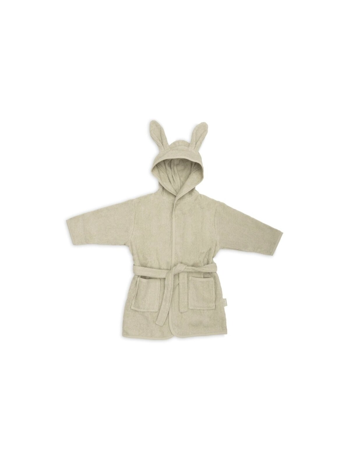 Hooded Bathrobe 1-2 Years, Jollein, (Soft Matcha)