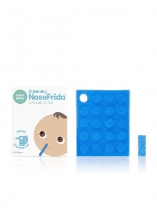 Higieniniai nosies gleivių aspiratorius filtrai, 20 vnt., Frida baby