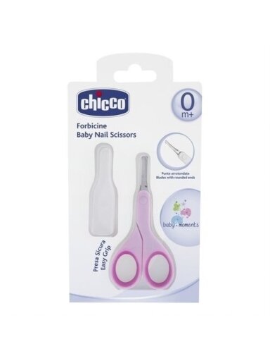 Chicco žirklutės kūdikiams, 0+, Rožinė