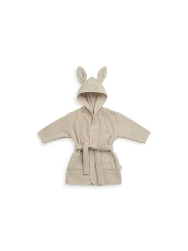 Hooded Bathrobe 1-2 Years, Jollein, (Nougat)