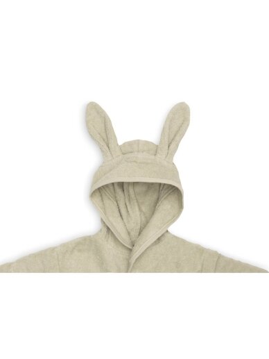 Hooded Bathrobe 1-2 Years, Jollein, (Soft Matcha) 1
