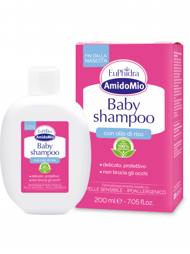 Kūdikių ir vaikų šampūnas 200ml, AmidoMio Kūdikių ir vaikų šampūnas 200ml, AmidoMio