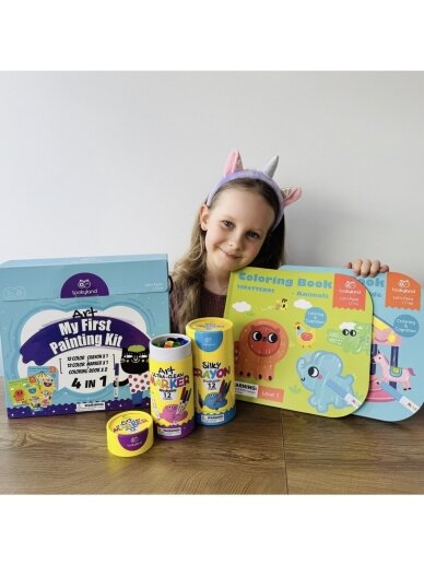 Kūrybinis piešimo rinkinys 4 viename, 26 dalys, Tookyland 1