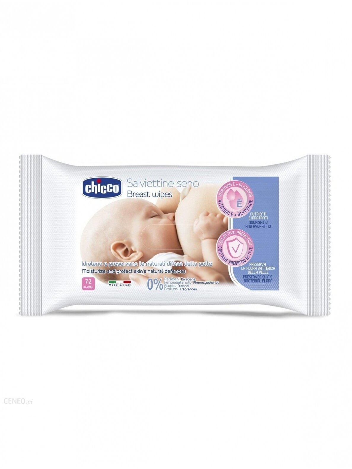 Servetėlės krūtinės higienai 72 vnt., Chicco
