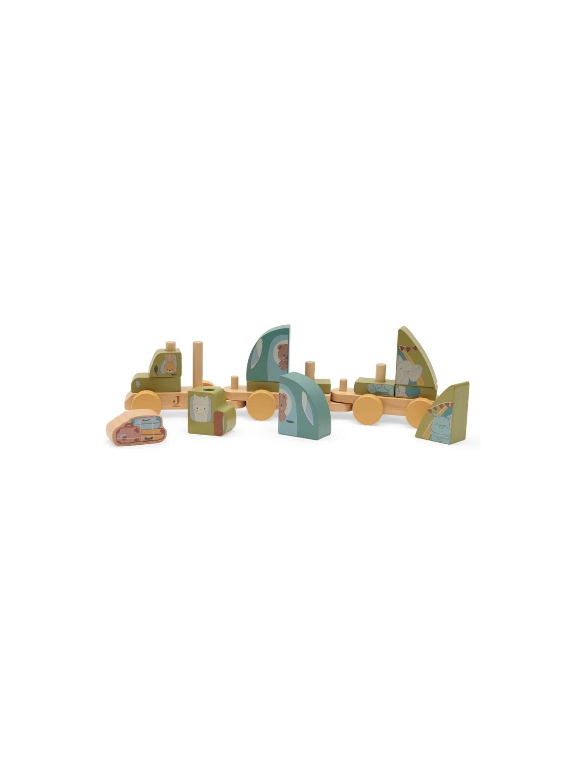 Wooden Toy Train - Jollies Camping 3