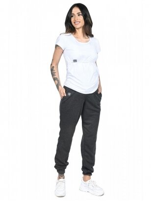 Casual pants for pregnant women Jade Graphit by Mija (grey)