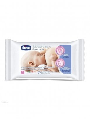 Cleansing Chicco Cleansing Breast Wipes 72 pcs,