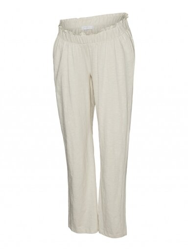 Casual maternity pants, MLIVY, Mama;licious (Beige)