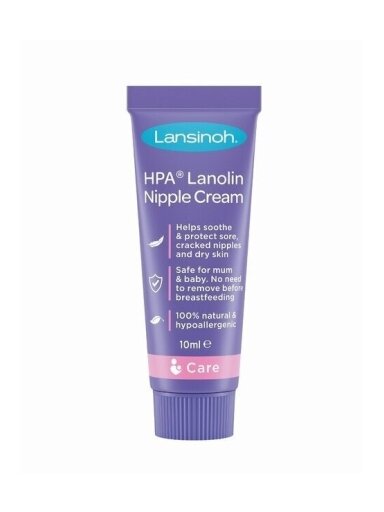 Lanolino kremas speneliams, 10ml, Lansinoh