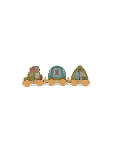 Wooden Toy Train - Jollies Camping Wooden Toy Train - Jollies Camping
