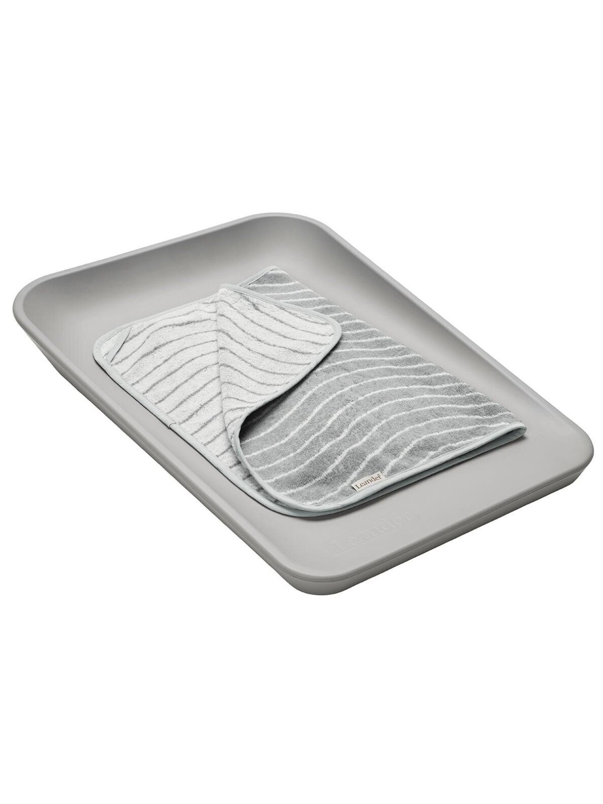 Leander Topper for Changing mat, Woodland, Organic Cotton, Cool grey 1