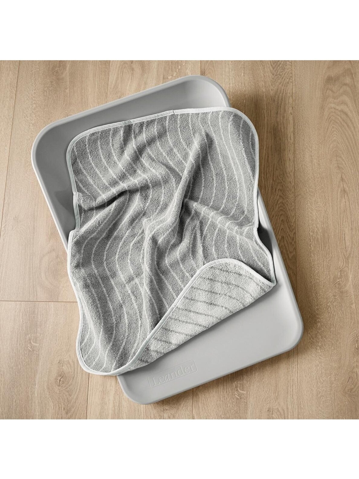 Leander Topper for Changing mat, Woodland, Organic Cotton, Cool grey 2
