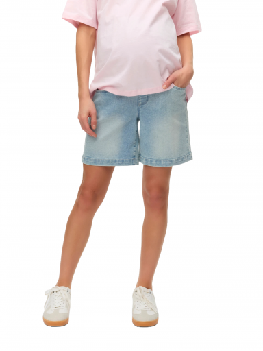 Šortai nėščioms MLOSLO, Mama;licious (Light blue) Šortai nėščioms MLOSLO, Mama;licious (Light blue)