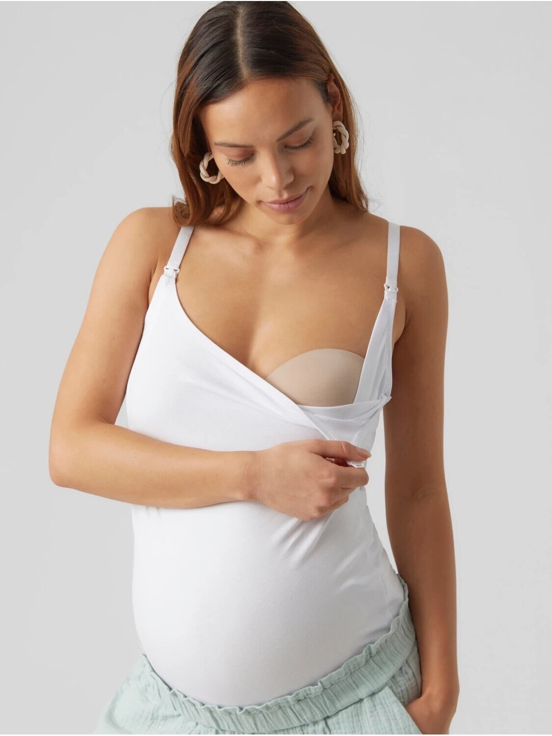 Nursing top MLKERRIE 2pcs, Mama;licious (Black/white) 4