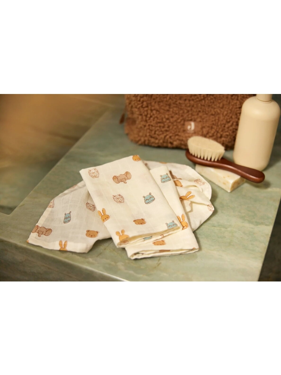 Muslin diaper set, 3 pcs. 31x31, Jollein (Kopija) 3 Muslin diaper set, 3 pcs. 31x31, Jollein (Kopija) 3