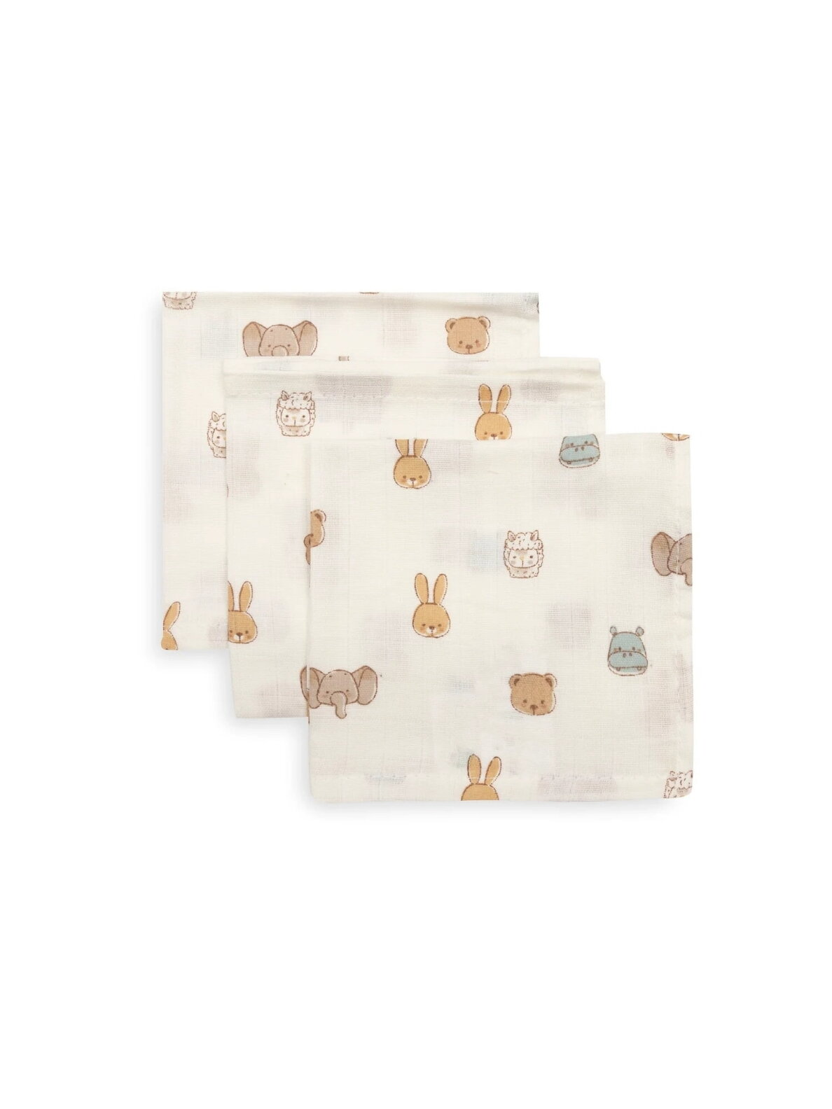 Muslin diaper set, 3 pcs. 31x31, Jollein (Kopija)
