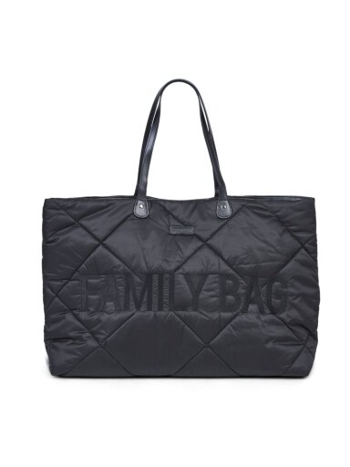 Family Bag Nursery Bag, Childhome (Puffered Black)