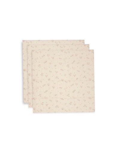 Gauze (muslin) diaper set, 3pcs., 70x70 Jollein Gauze (muslin) diaper set, 3pcs., 70x70 Jollein