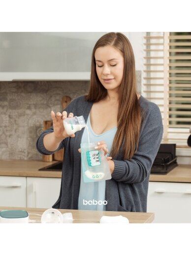 Bags for storing mother's milk, 25 units, Baboo 6