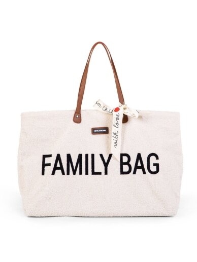 Family Bag Nursery Bag, Childhome (Teddy Off White)