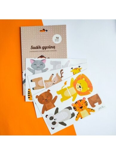 Yes For Skills educational magnets "Put together an animal" 3 Yes For Skills educational magnets "Put together an animal" 3