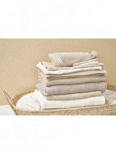 Gauze (muslin) diaper set, 3pcs., 70x70 Meyco Baby (Branches sand) 1