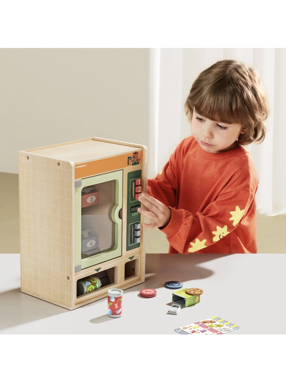 Medinis pardavimo automatas Shop & Go, Top Bright 2