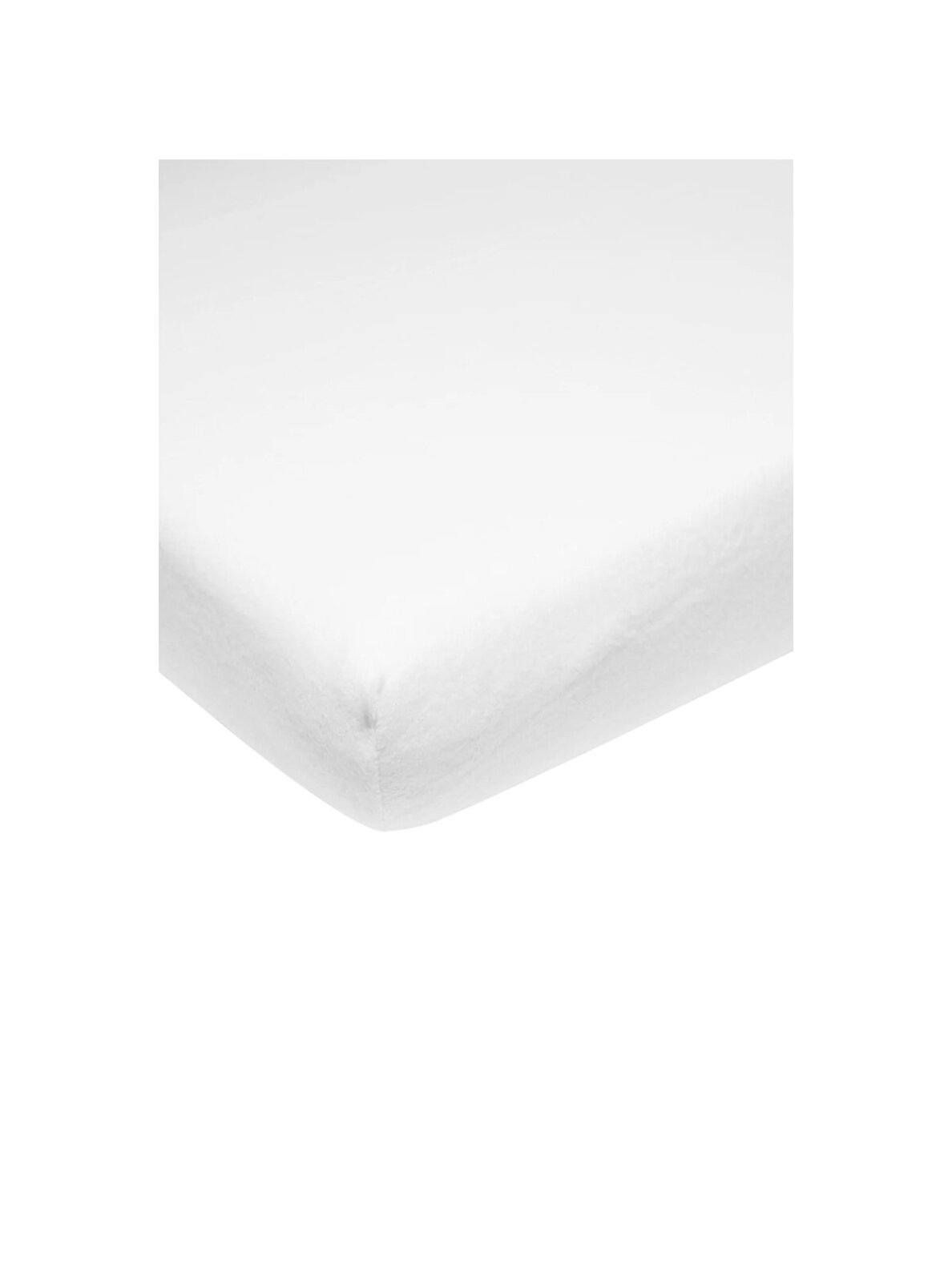 MEYCO BABY Molton Stretch apsauginė paklodė, balta, 50x90 cm, 2 vnt.