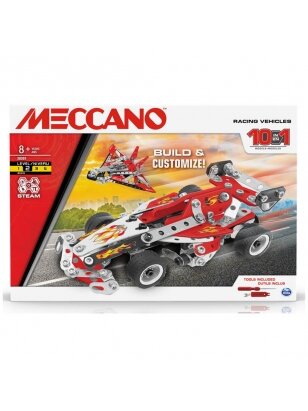 MECCANO konstruktorius 10in1 Racing Vehicles, 225d., 6060104