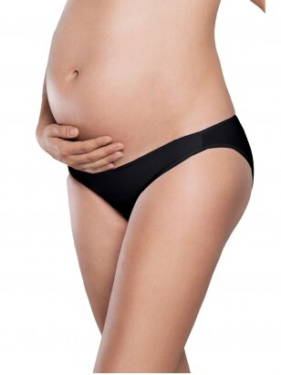 Cotton maternity panties Mini Lux (black)