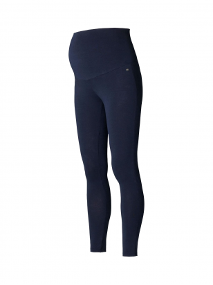 Leggings with an over-bump waistband by Esprit (night blue)
