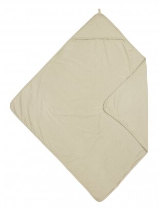 Cotton towel for baby, 80x80cm, Meyco Baby, Jersey (Sand)