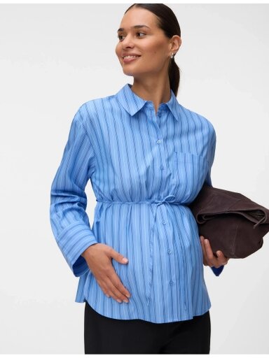 Mėlyni dryžuoti marškiniai nėščioms, Vero Moda Mėlyni dryžuoti marškiniai nėščioms, Vero Moda