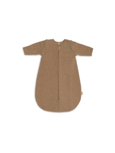 Merino Wool Sleeping Bag with Removable Sleeves 70 cm, TOG 2.0 - 2.5, Jollein, (Dark Hazel) Merino Wool Sleeping Bag with Removable Sleeves 70 cm, TOG 2.0 - 2.5, Jollein, (Dark Hazel)