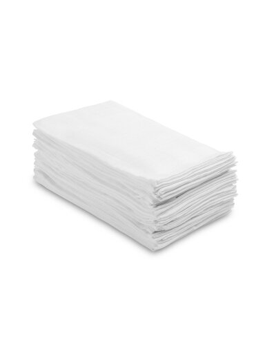 Marlinis (muslino) vystyklas, 80x80cm, 1 vnt, Balta, Sensillo Marlinis (muslino) vystyklas, 80x80cm, 1 vnt, Balta, Sensillo