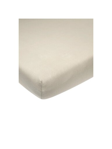 MEYCO BABY Fitted Sheet Jersey, 75x95 cm, Sand MEYCO BABY Fitted Sheet Jersey, 75x95 cm, Sand