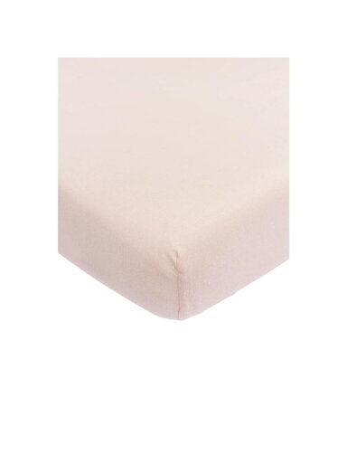Meyco jersey paklodė su guma Soft Pink, 40x80/90 cm