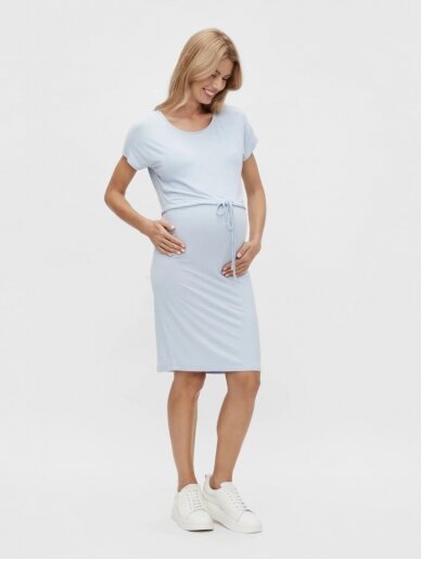Maternity dress, Alison June, Mama;licious (light blue) 1