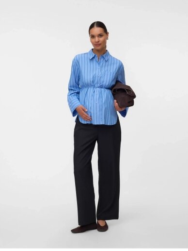 Blue striped maternity shirt Blue striped maternity shirt