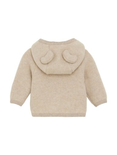 Wool Cardigan for Babies, Huttelihut (Beige) 2