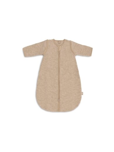 Merino Wool Sleeping Bag with Removable Sleeves 60 cm, TOG 2.0 - 2.5, Jollein, (Natural) Merino Wool Sleeping Bag with Removable Sleeves 60 cm, TOG 2.0 - 2.5, Jollein, (Natural)
