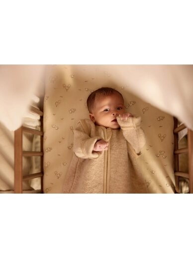 Merino Wool Sleeping Bag with Removable Sleeves 60 cm, TOG 2.0 - 2.5, Jollein, (Natural) 3 Merino Wool Sleeping Bag with Removable Sleeves 60 cm, TOG 2.0 - 2.5, Jollein, (Natural) 3