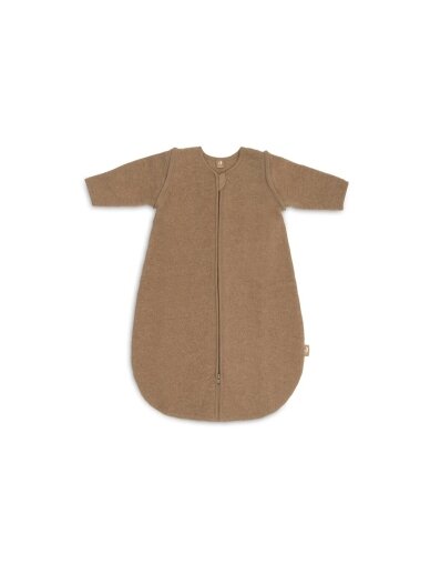 Merino Wool Sleeping Bag with Removable Sleeves 70 cm, TOG 2.0 - 2.5, Jollein, (Dark Hazel)