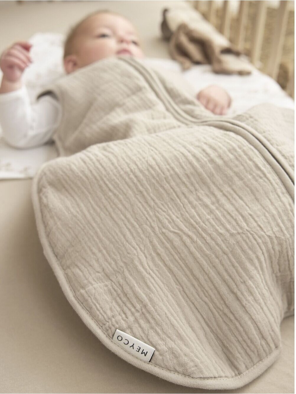 Miegmaišis kūdikiui 110 cm, TOG 2.0, Meyco Baby, (Sand) 3