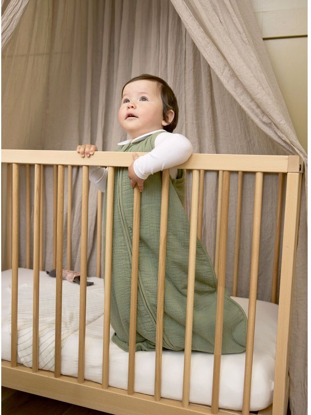 Miegmaišis kūdikiui 110 cm, TOG 2.0, Meyco Baby, (Olive green) 1
