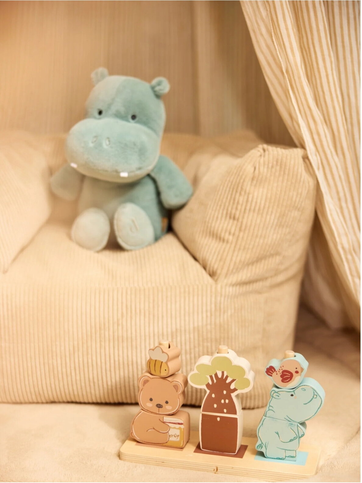 Stuffed Animal -„Hippo Happy“  Jollein 1