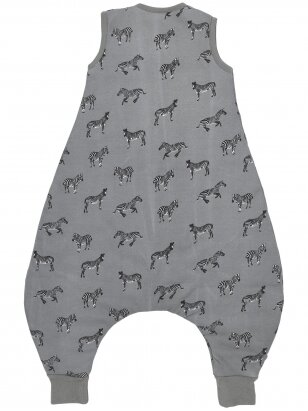 Miegmaišis su kojytėmis 104 cm, TOG 2.0, Meyco Baby, Zebra Animal (grey)