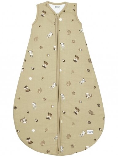 Miegmaišis kūdikiui 86 cm., TOG 2.5, Meyco Baby, Forest Animals Sand